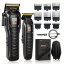 SUPRENT CORDLESS HAIR CLIPPERS PROFESSIONAL TRIMMER SET HC226BX - BLACK - Like New