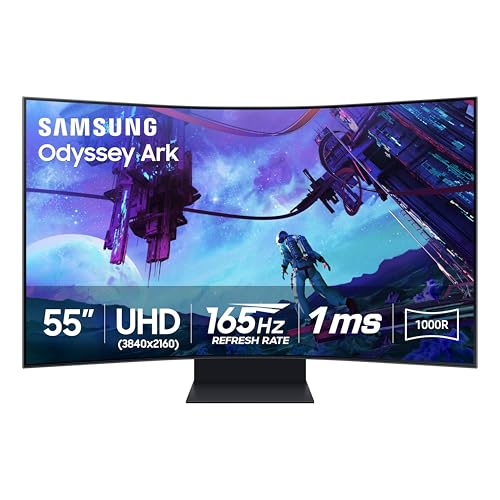 SAMSUNG 55" ODYSSEY ARK 2ND GEN 4K UHD CURVED MONITOR - Scratch & Dent
