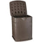 1828823 Rubbermaid Small Resin Outdoor Storage Deck Box (19 Gal) Mocha - Like New