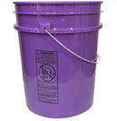 House Naturals 5 Gallon Purple Food Grade Plastic Bucket 3 Pack Black lids - Brand New