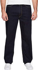 S93898 LEVI'S MEN'S 550 RELAXED FIT JEANS, SIZE 40X36, COLOR RINSE - Like New