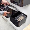 iDesign Tall Inner Storage Bin with Lid, Set of 2, The Wallspace Collection - Brand New
