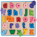 BIGJIGS TOYS CHUNKY ALPHABET PUZZLE (LOWERCASE) - EDUCATIONAL JIGSAW - MULTI - Like New