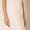 AMAZON ESSENTIALS WOMEN'S PONTE PULL-ON MINI SKIRT A-LINE SAND X-SMALL - Brand New