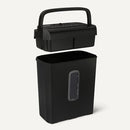 AMAZON BASICS HEAVY DUTY CROSS-CUT PAPER AND CREDIT CARD SHREDDER - BLACK - Like New