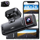 KINGSLIM D4PRO DASH CAM FRONT AND REAR - 4K + 2K DUAL CAR DASHCAM - BLACK - Like New
