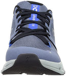 ON MEN'S CLOUDFLYER 4 SNEAKERS METAL/LAPIS SIZE MEN 11.5 - Like New