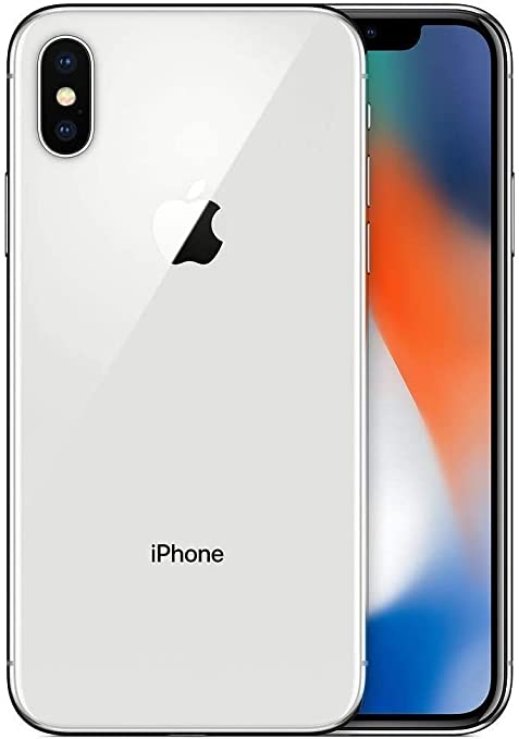 For Parts: APPLE IPHONE X 256GB AT&T MQAN2LL/A - SILVER - CRACKED SCREEN/LCD