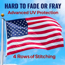 GENERIC OUTDOOR AMERICAN FLAG 3X5FT - RED/WHITE/BLUE - Like New