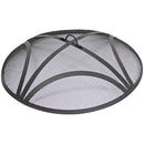 Sunnydaze Outdoor Patio Fire Pit Screen - Reinforced Steel Mesh Round - Like New