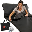 LIFEPRO INFRARED SAUNA BLANKET PORTABLE FAR INFRARED AT HOME SAUNA BLANKET BLACK - Like New