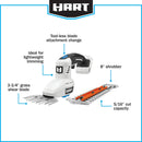 HART 20 VOLT SHEAR/SHRUBBER KIT, (1) 2.0AH LITHIUM-ION BATTERY - WHITE - Like New