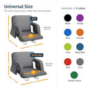 Reclining Stadium Seats for Bleachers with Back Support – Wide Bleacher Chair - Like New
