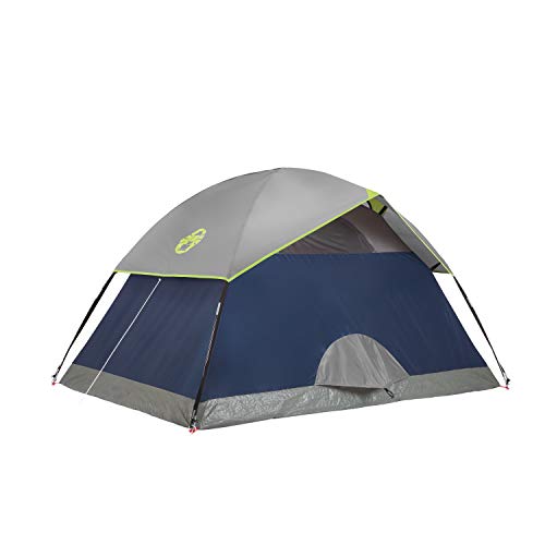 COLEMAN 2-PERSON SUNDOME DOME CAMPING TENT NAVY - Like New