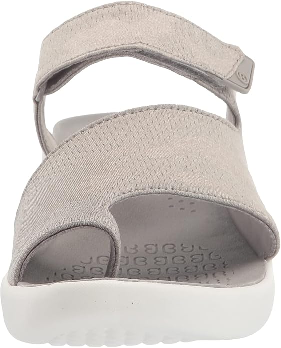 BZEES WOMENS CARRY ON SLIDE SANDAL - SIZE: WOMEN 8.5 - SILVER SMOKE CAMO - Brand New