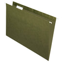 OFFICE DEPOT HANGING FOLDERS 1/5 CUT LEGAL SIZE 100% RECYCLED PACK OF 25 GREEN - Like New