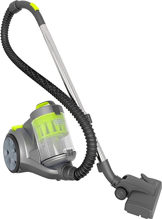 BLACK+DECKER Bagless Canister Multi-Cyclonic Vacuum BDXCAV217G - Gray/Green - Like New