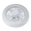 HAOFY CEILING FAN LIGHT ADJUSTABLE COLOR TEMPERATURE LIGHT - WHITE - Brand New