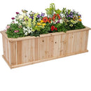 SHINE COMPANY PREMIUM CEDAR RAISED GARDEN BED NATURAL - Like New
