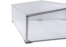 OGROW EASY TO ASSEMBLE 39" SQUARE ALUMINUM COLD FRAME GREENHOUSE - CLEAR - Like New