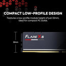 G.SKILL Flare X5 Series DDR5 RAM (AMD Expo) 8GB (1x8GB), 6000MT/s - Matte Black - Brand New
