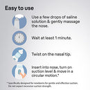 BRAUN ELECTRIC NASAL ASPIRATOR - MUCUS REMOVER - BNA100 - MULTICOLOR - Like New