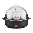 BELLA RAPID ELECTRIC EGG COOKER AND POACHER WITH AUTO SHUT OFF - BLACK - Like New