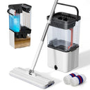 MIDYB MOP AND BUCKET SET,MOP, WRINGER SET,AUTOMATIC SEPARATES DIRTY - WHITE - Like New
