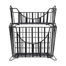 Gourmet Basics by Mikasa Band Stripe Stacking Kitchen Bathroom Office Storage - Brand New
