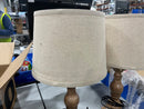 GENERIC LAMPS SET OF 2 - TAN/ LIGHT BROWN - Like New