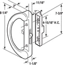 PRIME-LINE C 1253 DIECAST HOOK LATCH SLIDING DOOR HANDLE, WHITE (1 SET) - WHITE - Brand New