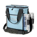 TITAN BY ARCTIC ZONE 13QT BUCKET COOLER ICE WALLS ARCTIC PEAK: SOFT-SIDED - BLUE - Like New