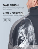 FIT SPACE WATERPROOF GOLF RAIN SUITS MEN PERFORM RAIN JACKETS PANTS GREY L - Brand New