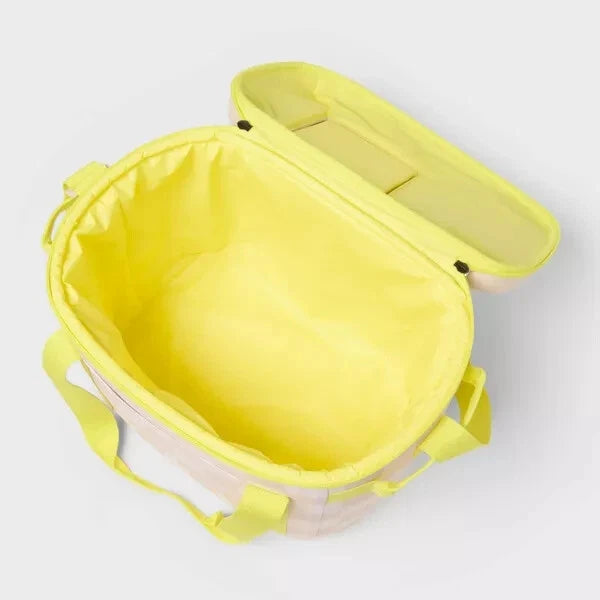 SUN SQUAD 24 CANS/20.7QT SOFT SIDED COOLER - YELLOW - Scratch & Dent