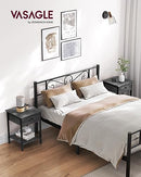 VASAGLE Nightstands Set of 2, End Tables, Side Tables with Drawer and Shelf - Like New