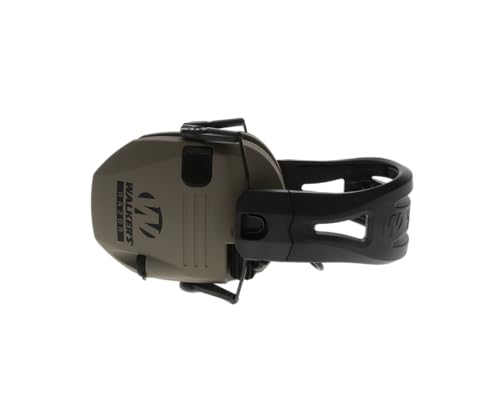 Walker's TACTI-Grip Series Razor Electronic Muffs Flat Dark Earth - FDE - Like New