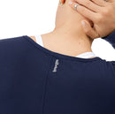 ALLBIRDS WOMEN'S NATURAL FLOW STUDIO LONG SLEEVE, SIZE L, TRUE NAVY - Brand New