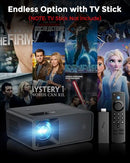 CiBest Mini Projector 2025 Upgraded Full HD 1080P Support Video Projector - Like New