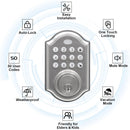 NeuType GUA OYH Keyless Entry Door Lock Handle Electronic Keypad - Satin Nickel - Like New