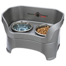 Neater Pet Brands Neater Feeder Deluxe Mess Proof Dog Bowls Elevated - Gunmetal - Brand New