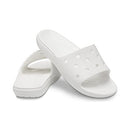 CROCS UNISEX-ADULT CLASSIC SLIDE SANDALS SIZE: MEN 9 WOMEN 11 WHITE - Brand New