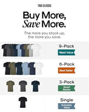 True Classic Mens T-Shirts – Short Sleeve Crew Neck CARBON M - Like New