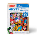 Melissa & Doug Disney Mickey Mouse Wooden Character Magnets 20 pcs Toys - Brand New