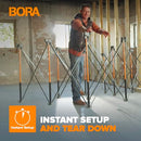 Bora Centipede 30in Folding Work Table Set No Assembly 9-Strut Collapsible Table - Like New