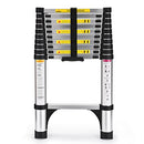 SOCTONE 10.5 FT ALUMINUM LIGHTWEIGHT EXTENSION LADDER, 330LBS - SILVER - Like New