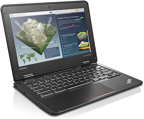 LENOVO CHROMEBOOK 11E 11.6" HD N3160 4GB 16B SSD 20GF0003US - Black - Like New