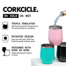 Corkcicle Origins Stemless Cup Triple Insulated Stainless Steel Travel Wine Cup - Brand New