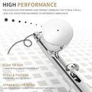 OVAGA AIRBRUSH KIT AIRBRUSH GUN DUAL-ACTION GRAVITY 1/4 OZ CUP - SILVER - Like New