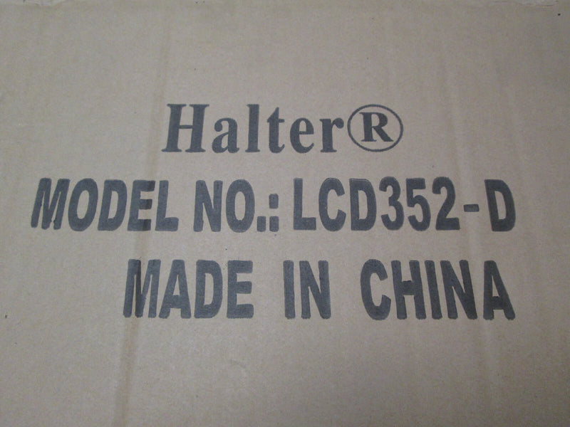 HALTER FREE TILT DUAL MONITOR ARM - BLACK - Like New