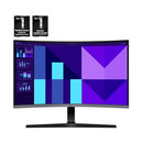 SAMSUNG 32" S3 FHD 100HZ CURVED MONITOR, GAME MODE, LS32D396GANXZA - BLACK - Like New